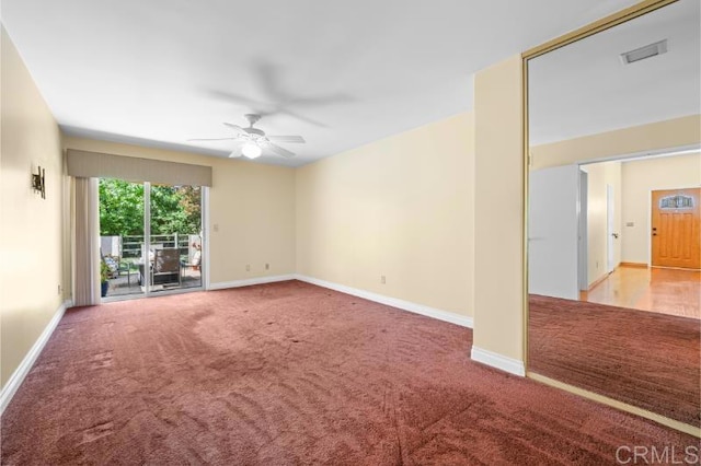 814 Cardamom Ct, Chula Vista, CA 91910 - carpeted spare room with ceiling fan and baseboards