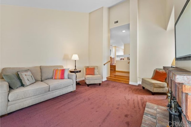 814 Cardamom Ct, Chula Vista, CA 91910 - living area featuring carpet and stairs