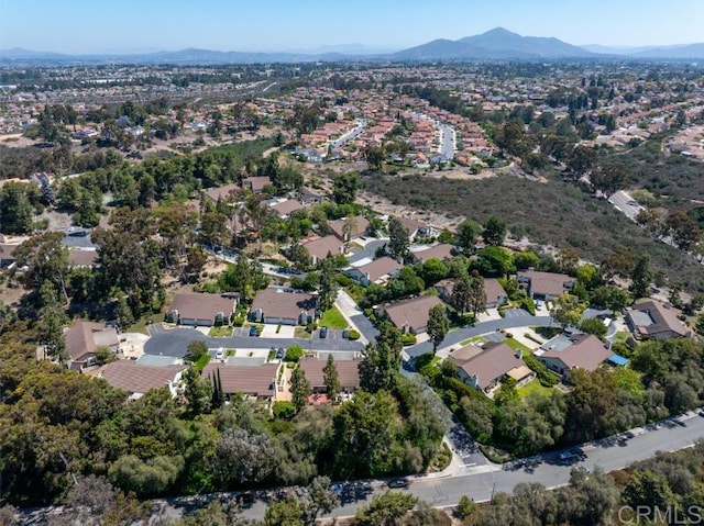 814 Cardamom Ct, Chula Vista, CA 91910 - aerial view of property and surrounding area with mountains and nearby suburban area
