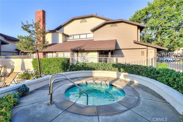 511 W Puente St Unit 4, Covina, CA 91722 - view of swimming pool with a hot tub