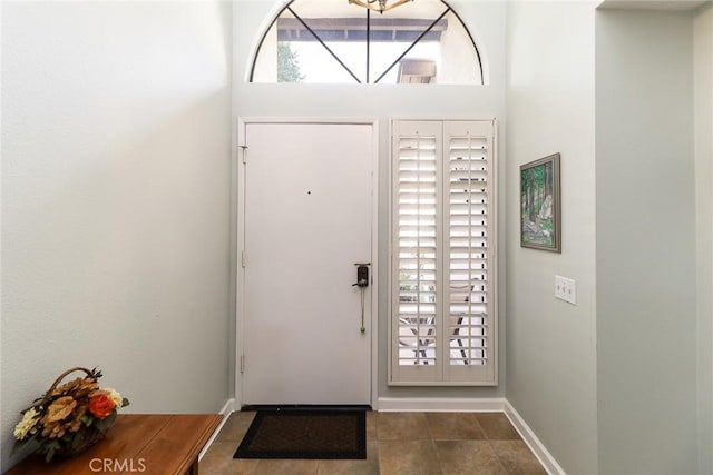 511 W Puente St Unit 4, Covina, CA 91722 - entrance foyer featuring baseboards and tile patterned flooring