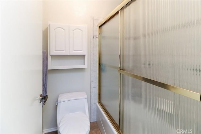 511 W Puente St Unit 4, Covina, CA 91722 - full bath with bath / shower combo with glass door and toilet