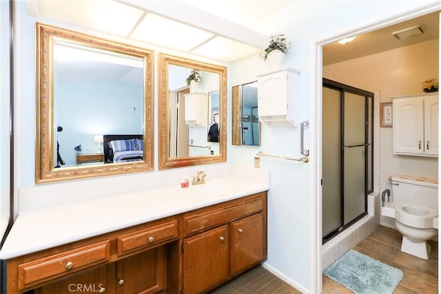 511 W Puente St Unit 4, Covina, CA 91722 - ensuite bathroom featuring a shower stall, vanity, and a bidet