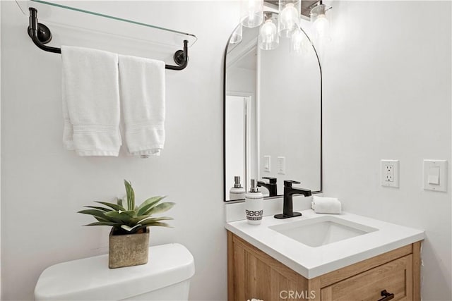 63608 Jadeite St, Joshua Tree, CA 92252 - half bath with vanity and toilet