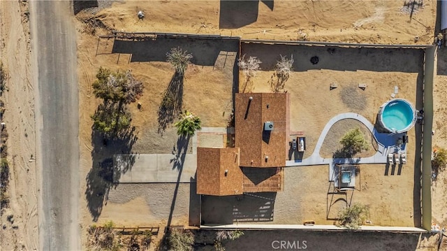 63608 Jadeite St, Joshua Tree, CA 92252 - aerial view of property and surrounding area