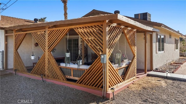 63608 Jadeite St, Joshua Tree, CA 92252 - rear view of house with stucco siding