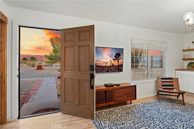 63608 Jadeite St, Joshua Tree, CA 92252 - entryway with light wood-type flooring