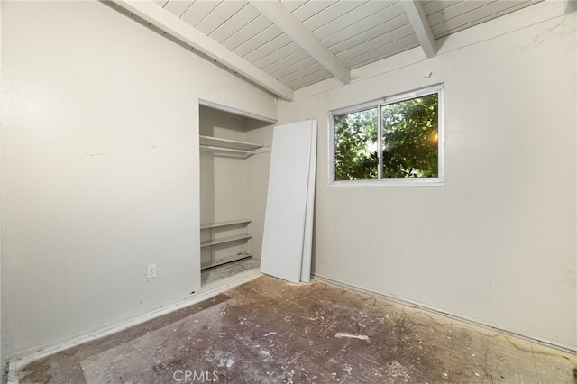 609 S Lassen St, Willows, CA 95988 - unfurnished bedroom with a closet and wood ceiling