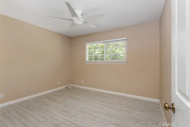 2692 N Fernside St, Orange, CA 92865 - unfurnished room featuring ceiling fan and light wood-type flooring
