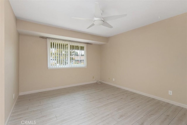 2692 N Fernside St, Orange, CA 92865 - spare room with light wood finished floors and a ceiling fan
