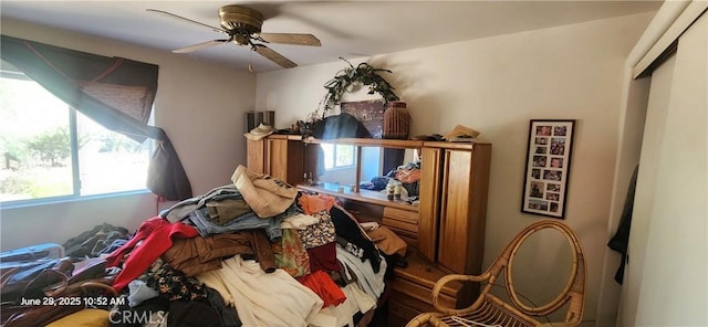 45342 State Highway 74, Hemet, CA 92544 - miscellaneous room featuring ceiling fan