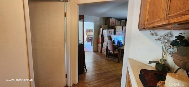 45342 State Highway 74, Hemet, CA 92544 - corridor with wood finished floors