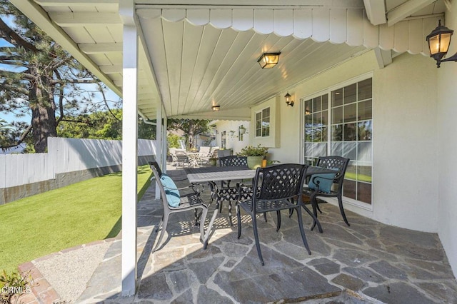 2302 Jayma Ln, La Crescenta, CA 91214 - view of patio / terrace with outdoor dining space