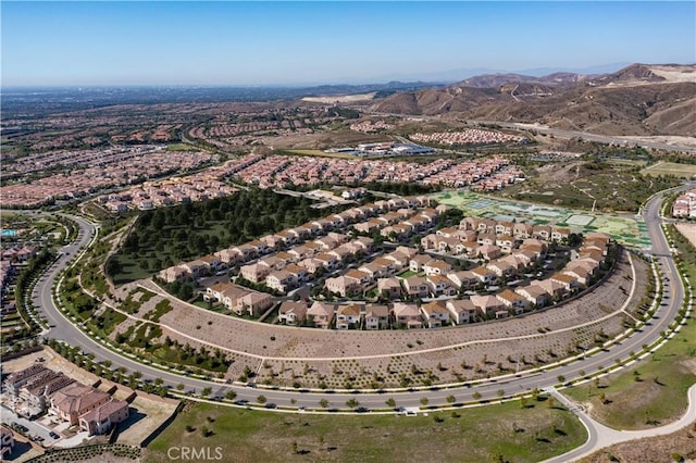 111 Oakstone, Irvine, CA 92618 - aerial view of property and surrounding area featuring nearby suburban area and mountains