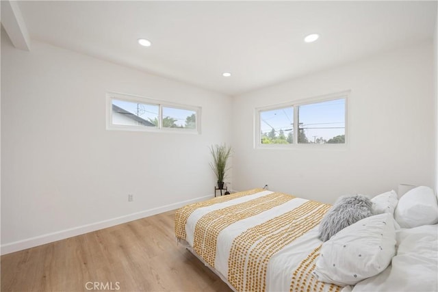 239 N Basilio Ave, San Dimas, CA 91773 - bedroom with light wood-style flooring and recessed lighting