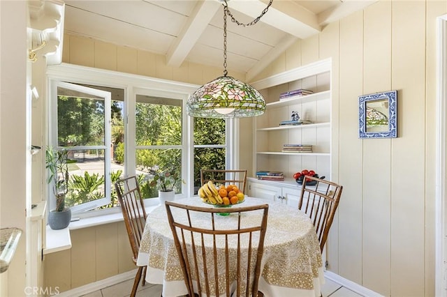 8841 White Oak Ave, Sherwood Forest, CA 91325 - dining area featuring a decorative wall and built in features
