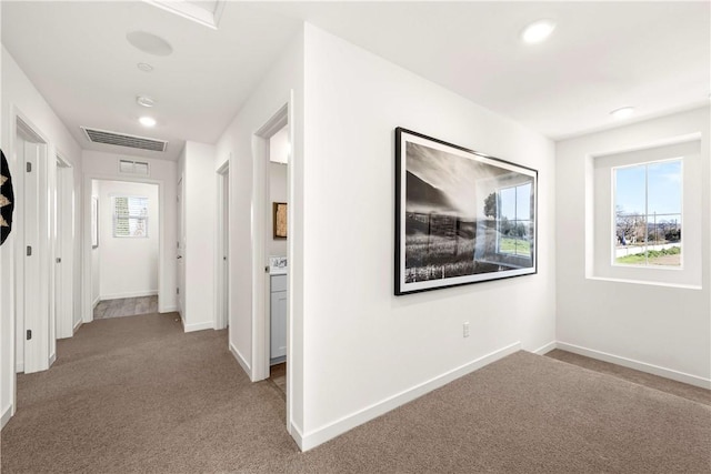 956 Pico Pl, Chico, CA 95928 - hallway featuring carpet flooring and recessed lighting