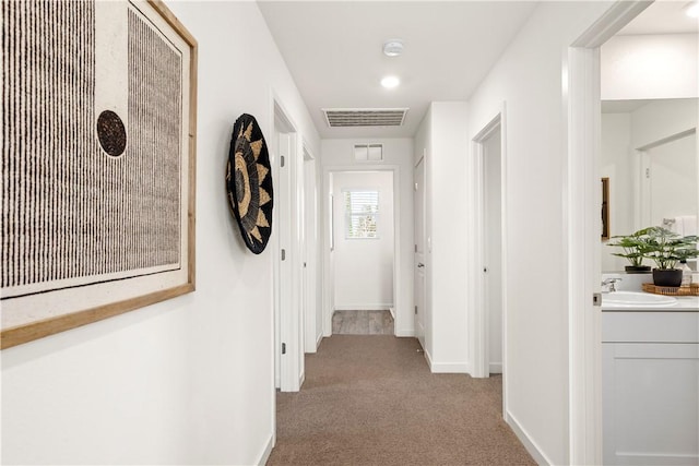956 Pico Pl, Chico, CA 95928 - hall with carpet floors and recessed lighting