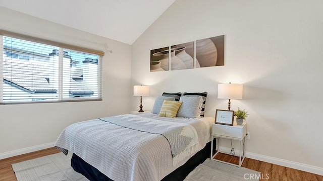 13133 Le Parc Unit 503, Chino Hills, CA 91709 - bedroom featuring wood finished floors and high vaulted ceiling
