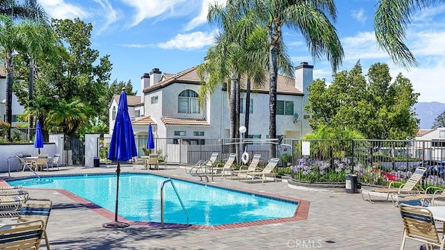 13133 Le Parc Unit 503, Chino Hills, CA 91709 - community pool featuring a patio area