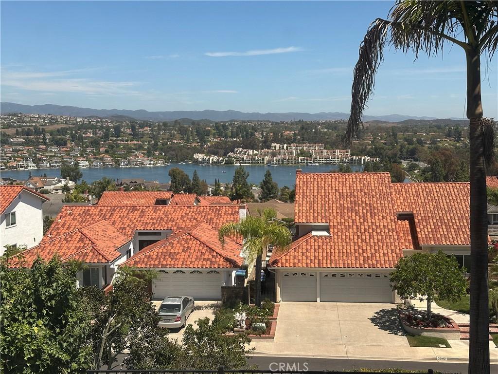22792 Orellana, Mission Viejo, CA 92691 - view from above of property with a water and mountain view