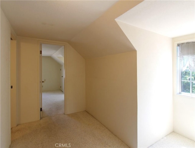 1023 Fremont St, Calimesa, CA 92320 - additional living space featuring carpet flooring and vaulted ceiling