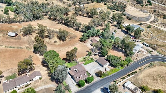 1023 Fremont St, Calimesa, CA 92320 - aerial view of property and surrounding area with a desert landscape and rural landscape