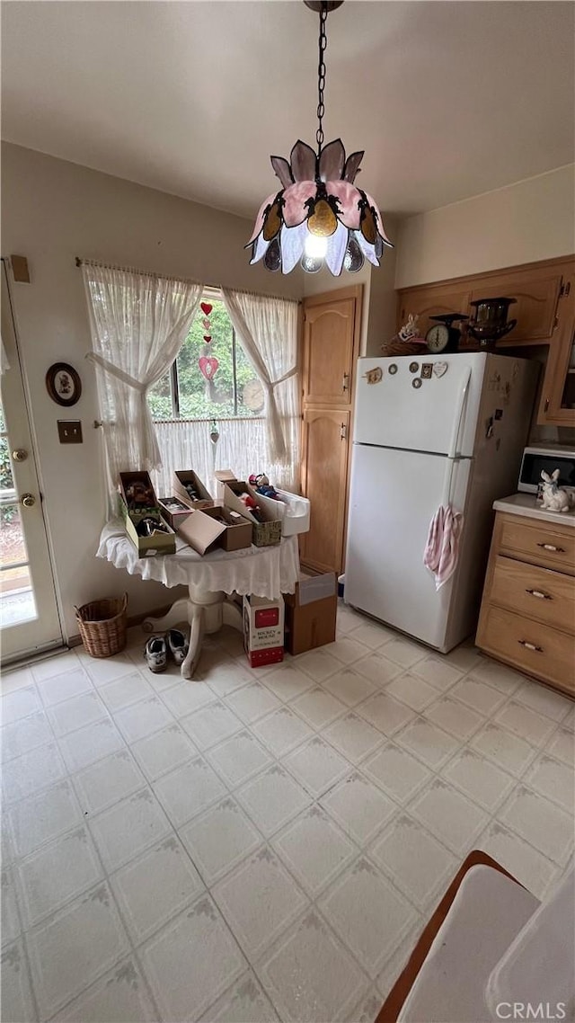14020 Avion Dr, La Mirada, CA 90638 - dining area with a chandelier and light floors