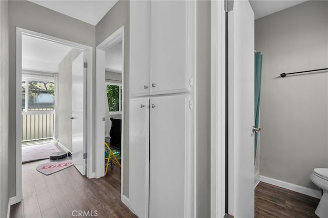 13948 Dawson St, Garden Grove, CA 92843 - hall with dark wood-type flooring