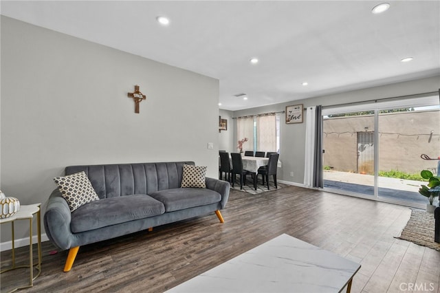 13948 Dawson St, Garden Grove, CA 92843 - living room with wood finished floors and recessed lighting