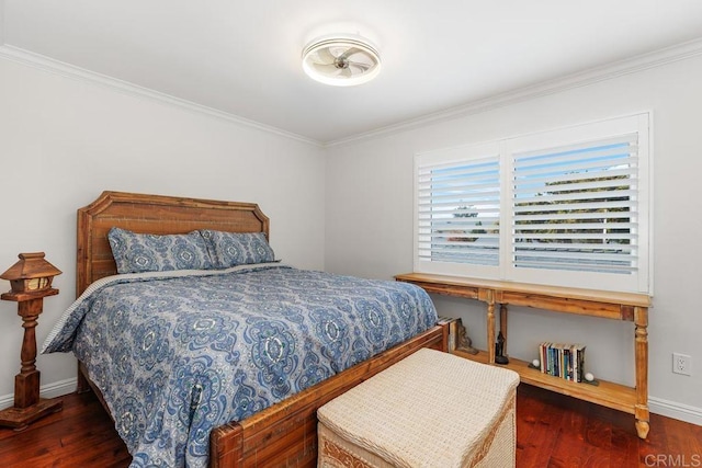 1833 Stonebrook Ln, Encinitas, CA 92024 - bedroom featuring ornamental molding and wood finished floors