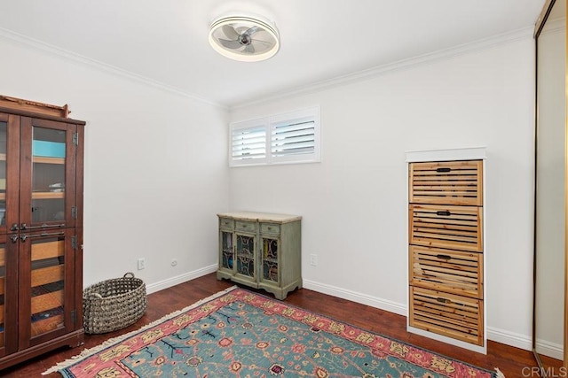 1833 Stonebrook Ln, Encinitas, CA 92024 - spare room featuring crown molding and wood finished floors