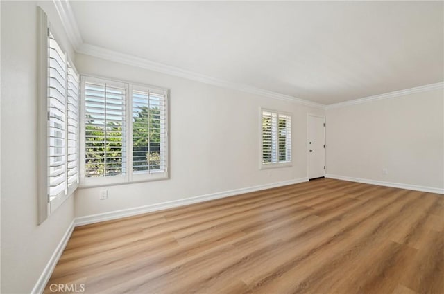 1984 Mount Shasta Dr, San Pedro, CA 90732 - empty room with healthy amount of natural light, crown molding, and wood finished floors