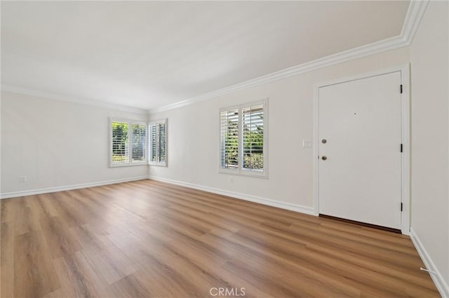 1984 Mount Shasta Dr, San Pedro, CA 90732 - foyer entrance featuring crown molding and light wood finished floors