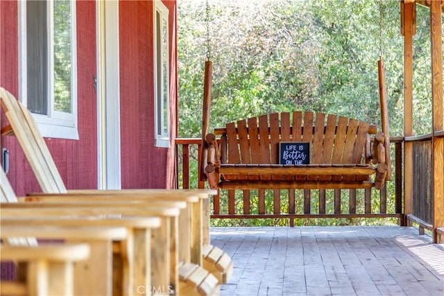 42179 High Point Ct, Ahwahnee, CA 93601 - view of wooden deck