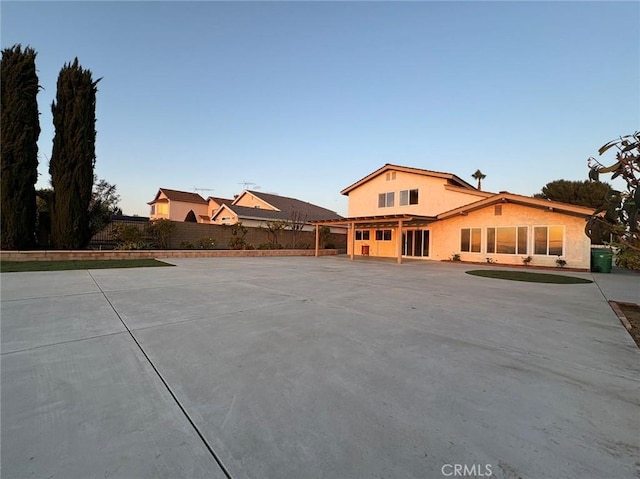 22407 Birds Eye Dr, Diamond Bar, CA 91765 - back of house with a fenced backyard, a patio, and stucco siding