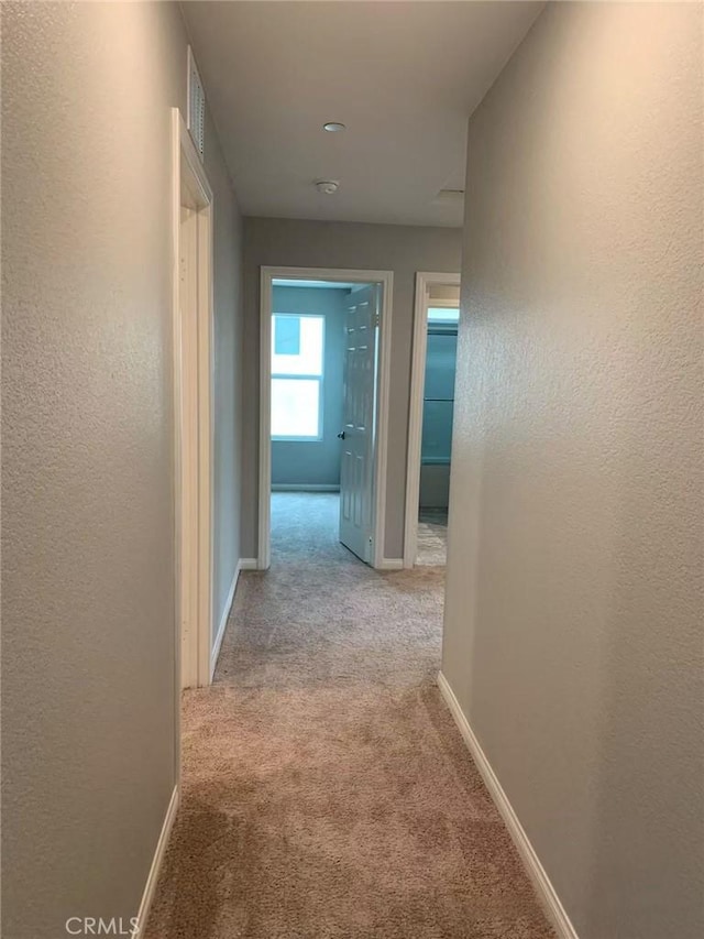 7453 Grazing Ln, Riverside, CA 92507 - corridor featuring carpet and a textured wall