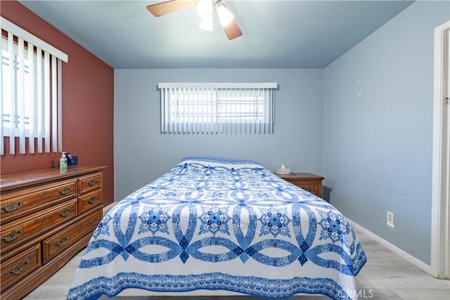 24561 Sinaloa St, Moreno Valley, CA 92557 - bedroom featuring light wood-style flooring and ceiling fan