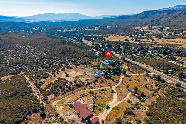 36227 Montezuma Valley Rd, Ranchita, CA 92066 - aerial view of property's location featuring mountains