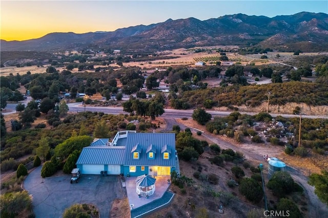 36227 Montezuma Valley Rd, Ranchita, CA 92066 - view from above of property featuring a mountain backdrop