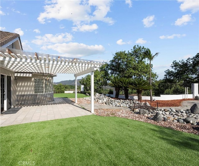 40620 Via Ranchitos, Fallbrook, CA 92028 - view of yard with a pergola and a patio