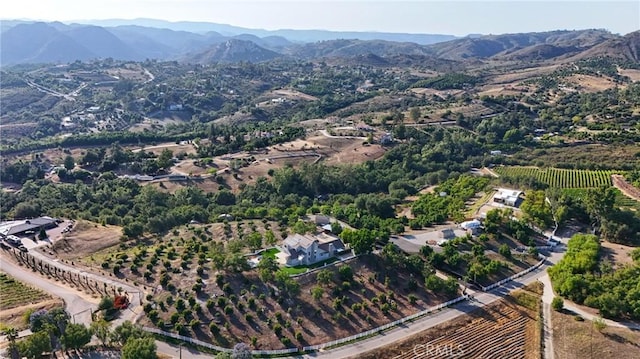 40620 Via Ranchitos, Fallbrook, CA 92028 - aerial view of property's location featuring abundant farmland and rural landscape