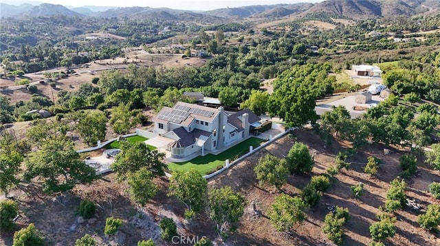 40620 Via Ranchitos, Fallbrook, CA 92028 - aerial overview of property's location with mountains
