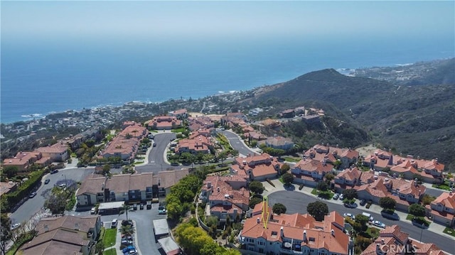 38 Toulon, Laguna Niguel, CA 92677 - aerial view of property and surrounding area with nearby suburban area and a water and mountain view