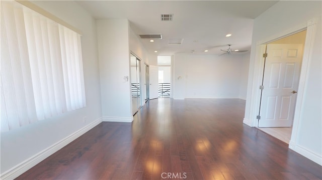 22500 N Summit Ridge Cir, Chatsworth, CA 91311 - unfurnished room featuring french doors, wood finished floors, and recessed lighting