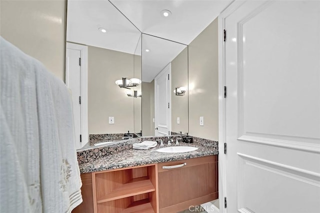 5124 Scholarship Unit 1007, Irvine, CA 92612 - bathroom featuring vanity and recessed lighting
