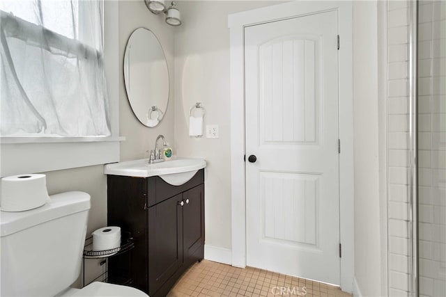 3354 Orange St, Riverside, CA 92501 - bathroom with vanity and tile patterned flooring