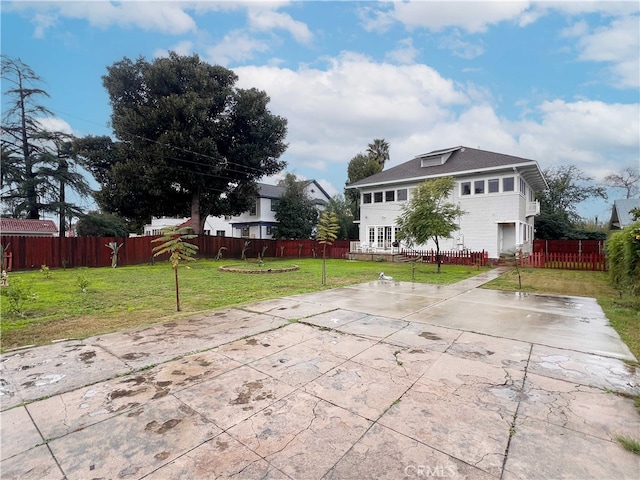 3354 Orange St, Riverside, CA 92501 - back of property with a patio area and a fenced backyard