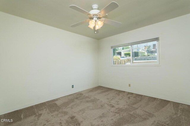 3910 Vista Ct, La Crescenta, CA 91214 - carpeted spare room with ceiling fan