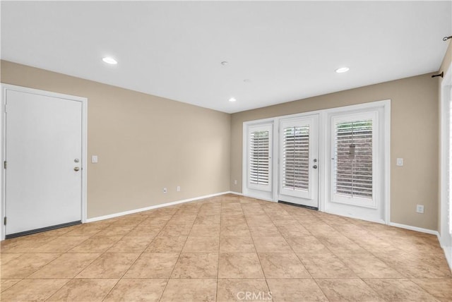 284 Tustin Field Dr, Tustin, CA 92782 - unfurnished room featuring recessed lighting and light tile patterned floors